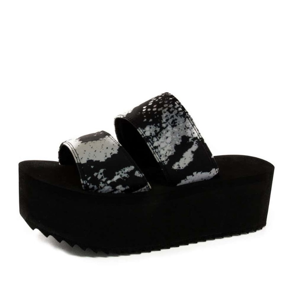 Snakeskin Platform Sandals